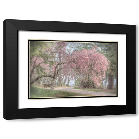 Merciful Integrity Black Modern Wood Framed Art Print with Double Matting by DeLuca, Pat