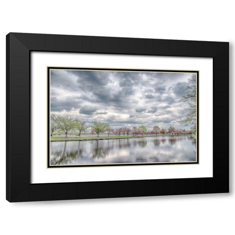 Vacation Black Modern Wood Framed Art Print with Double Matting by DeLuca, Pat