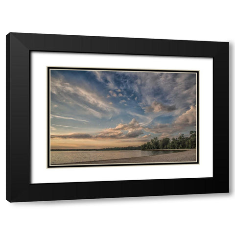 Idea Of Existence Black Modern Wood Framed Art Print with Double Matting by DeLuca, Pat