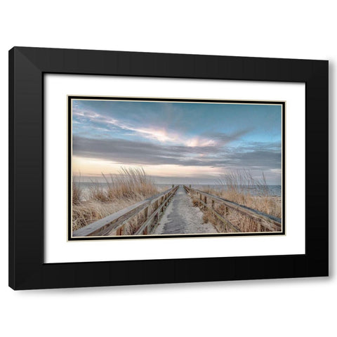 Dramatic Entrance Black Modern Wood Framed Art Print with Double Matting by DeLuca, Pat