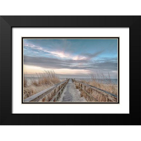 Dramatic Entrance Black Modern Wood Framed Art Print with Double Matting by DeLuca, Pat