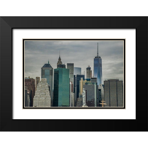 Enhanced Fortune Black Modern Wood Framed Art Print with Double Matting by DeLuca, Pat