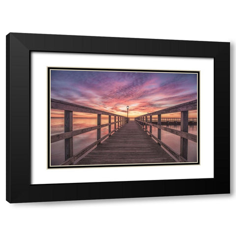 Attractive Service 1 Black Modern Wood Framed Art Print with Double Matting by DeLuca, Pat