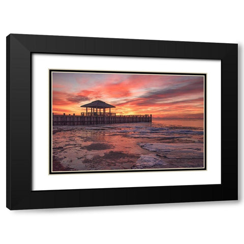 Nonchalant Sign Black Modern Wood Framed Art Print with Double Matting by DeLuca, Pat