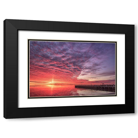 Discovery Of Grace Black Modern Wood Framed Art Print with Double Matting by DeLuca, Pat