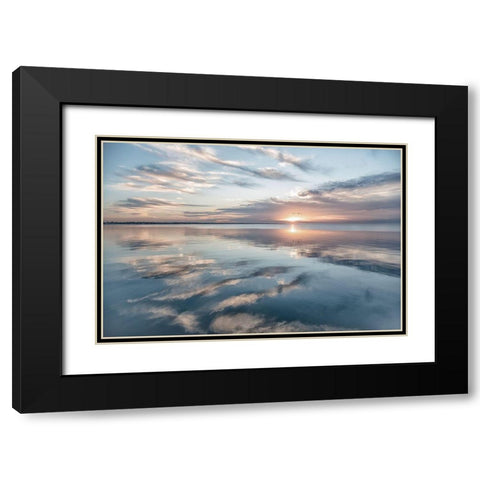 Fronts Of Spirits Black Modern Wood Framed Art Print with Double Matting by DeLuca, Pat