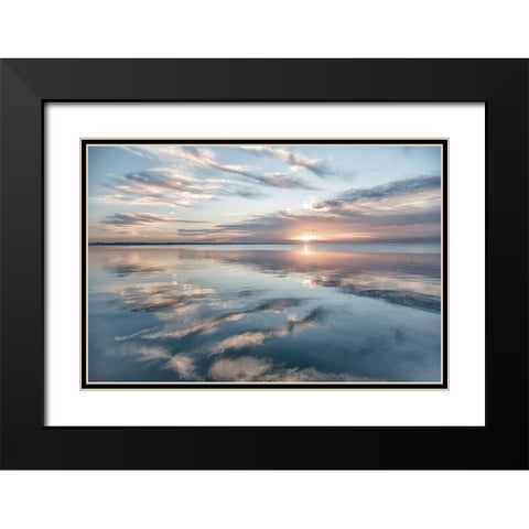 Fronts Of Spirits Black Modern Wood Framed Art Print with Double Matting by DeLuca, Pat
