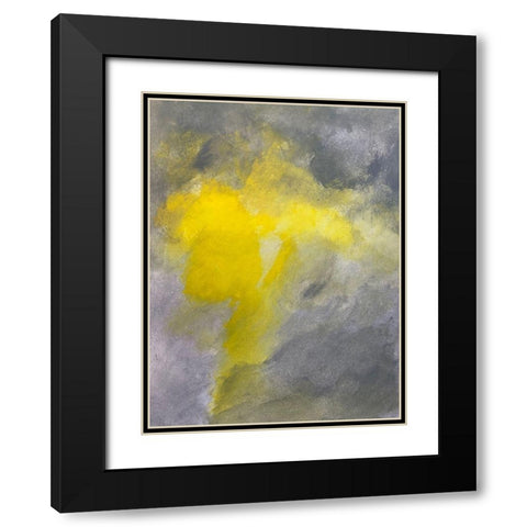 Clouded Sunshine 1 Black Modern Wood Framed Art Print with Double Matting by Spina, Phyllis
