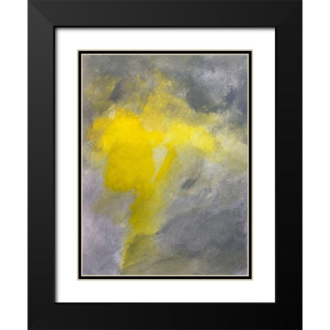 Clouded Sunshine 1 Black Modern Wood Framed Art Print with Double Matting by Spina, Phyllis