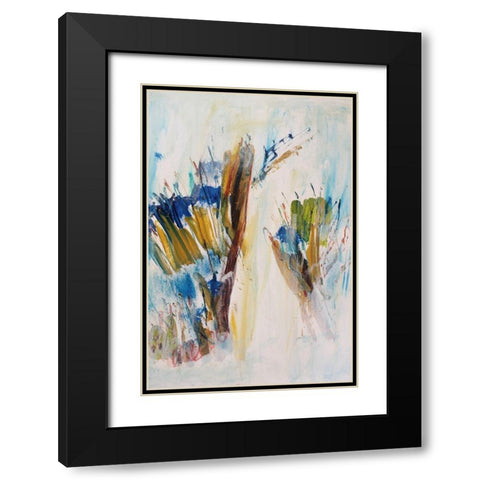 False Insight 1 Black Modern Wood Framed Art Print with Double Matting by Spina, Phyllis