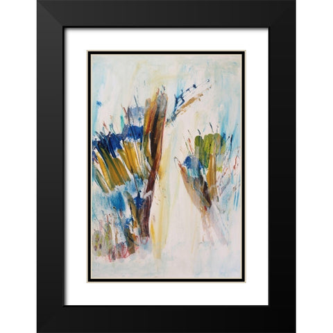 False Insight 1 Black Modern Wood Framed Art Print with Double Matting by Spina, Phyllis