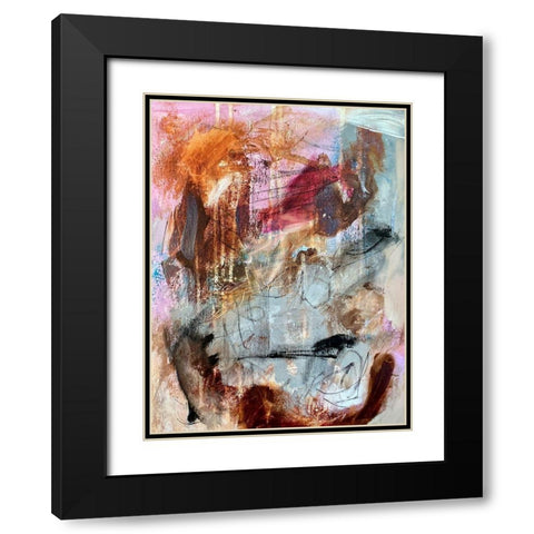Light Aquarium Black Modern Wood Framed Art Print with Double Matting by Spina, Phyllis
