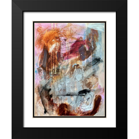 Light Aquarium Black Modern Wood Framed Art Print with Double Matting by Spina, Phyllis