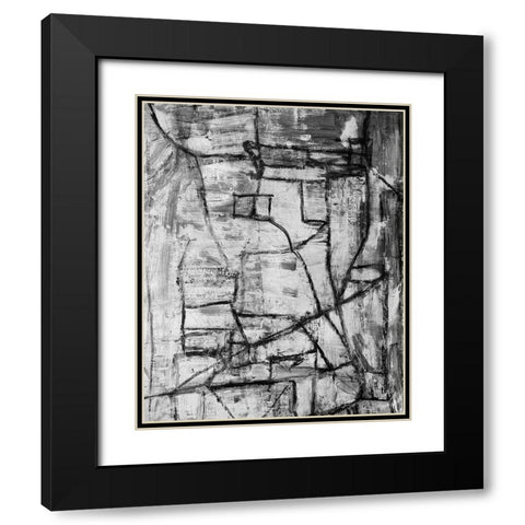 Dark Fantasy Black Modern Wood Framed Art Print with Double Matting by Spina, Phyllis
