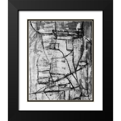 Dark Fantasy Black Modern Wood Framed Art Print with Double Matting by Spina, Phyllis