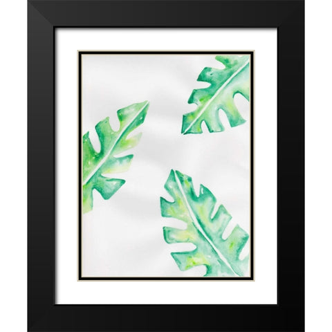 Thru The Foliage 2 Black Modern Wood Framed Art Print with Double Matting by Varacek, Pam