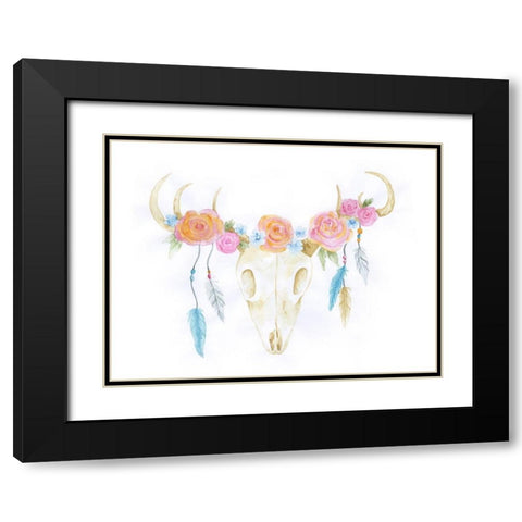 Hunting Treasures Black Modern Wood Framed Art Print with Double Matting by Varacek, Pam