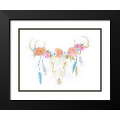 Hunting Treasures Black Modern Wood Framed Art Print with Double Matting by Varacek, Pam