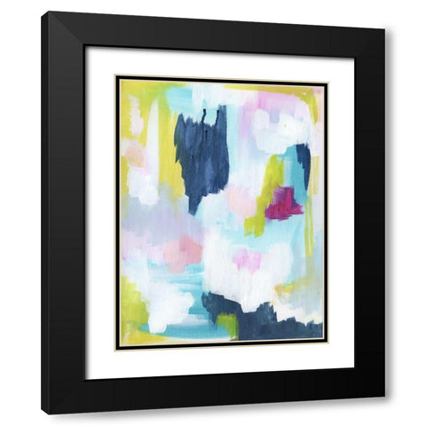 Energetic Assumption 2 Black Modern Wood Framed Art Print with Double Matting by Varacek, Pam