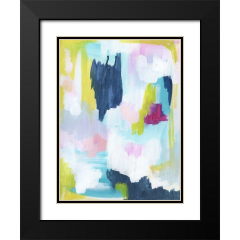 Energetic Assumption 2 Black Modern Wood Framed Art Print with Double Matting by Varacek, Pam