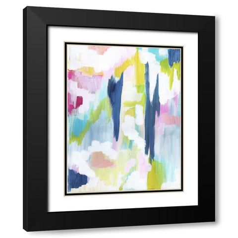 Energetic Assumption 3 Black Modern Wood Framed Art Print with Double Matting by Varacek, Pam