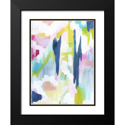 Energetic Assumption 3 Black Modern Wood Framed Art Print with Double Matting by Varacek, Pam