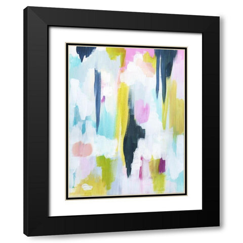 Energetic Assumption 4 Black Modern Wood Framed Art Print with Double Matting by Varacek, Pam
