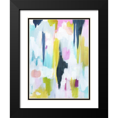 Energetic Assumption 4 Black Modern Wood Framed Art Print with Double Matting by Varacek, Pam