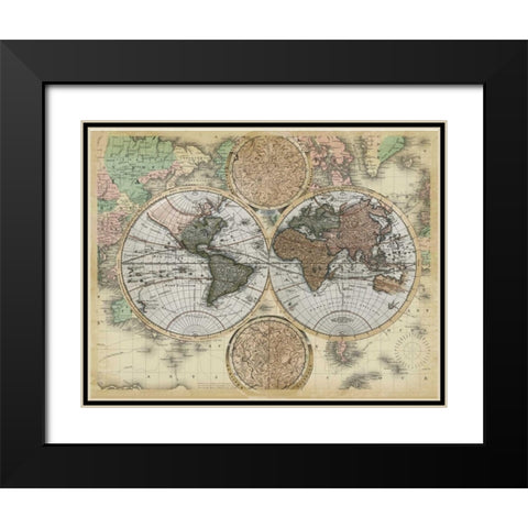 Ancient World Traveler Black Modern Wood Framed Art Print with Double Matting by Allen, Candace