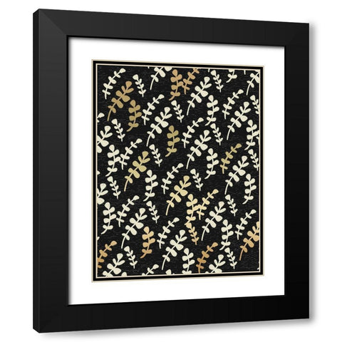 Project  Sketch 4 WGold Black Modern Wood Framed Art Print with Double Matting by Allen, Candace