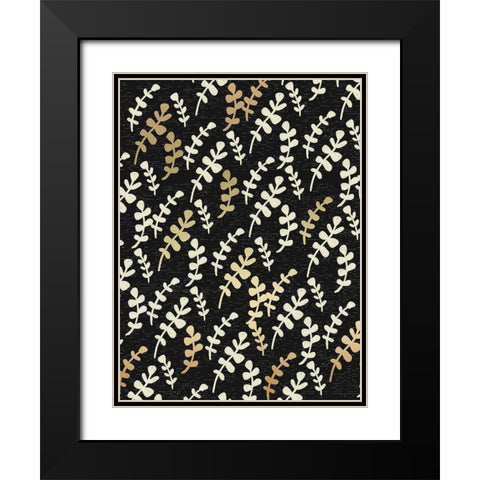Project  Sketch 4 WGold Black Modern Wood Framed Art Print with Double Matting by Allen, Candace