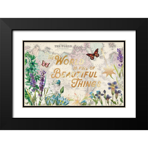 Atlas Garden 2 Black Modern Wood Framed Art Print with Double Matting by Allen, Candace
