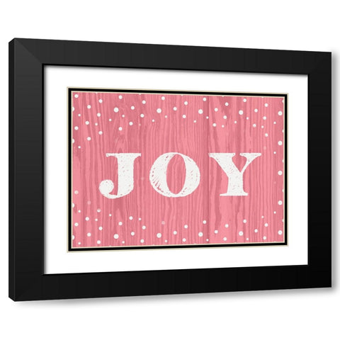 Snowfall Collection 2 Black Modern Wood Framed Art Print with Double Matting by Lula Bijoux And Company