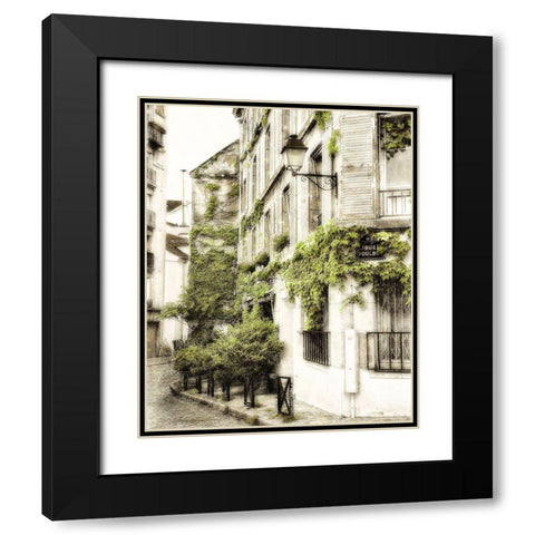 Rue Poulbo Black Modern Wood Framed Art Print with Double Matting by Poinski, Dianne