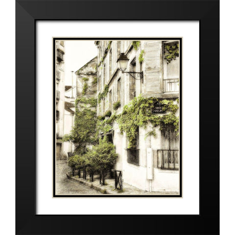 Rue Poulbo Black Modern Wood Framed Art Print with Double Matting by Poinski, Dianne