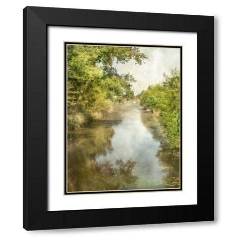 Summer Morning Black Modern Wood Framed Art Print with Double Matting by Poinski, Dianne