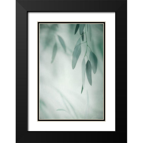 Rhythm Variation 1 Black Modern Wood Framed Art Print with Double Matting by Poinski, Dianne