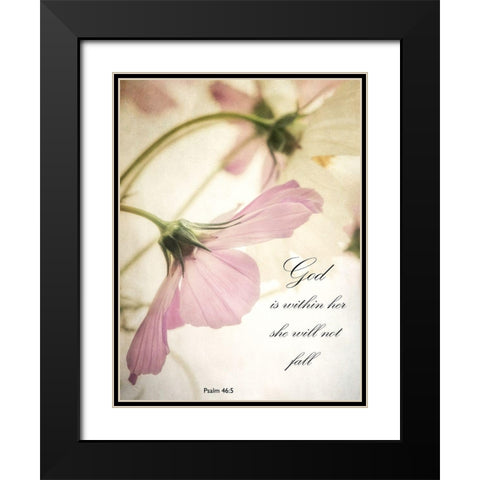 Petite God Black Modern Wood Framed Art Print with Double Matting by Poinski, Dianne