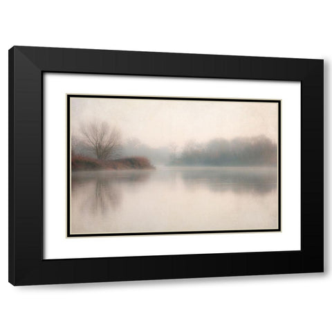 Lake 2 Black Modern Wood Framed Art Print with Double Matting by Poinski, Dianne