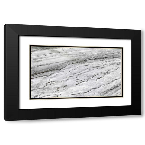 Earthy Stones Black Modern Wood Framed Art Print with Double Matting by De Carvalho, Sandro