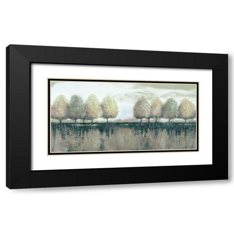 Rare Origin Black Modern Wood Framed Art Print with Double Matting by Sunny
