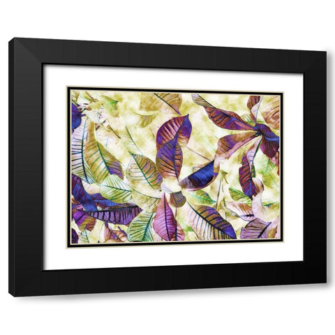 Wild Bright Black Modern Wood Framed Art Print with Double Matting by Ghanooni, Sarah