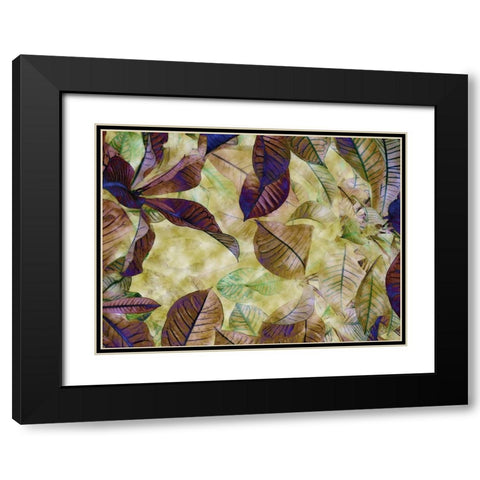 Wild Night Black Modern Wood Framed Art Print with Double Matting by Ghanooni, Sarah