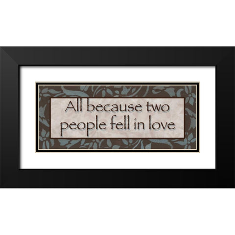 . Black Modern Wood Framed Art Print with Double Matting by Haynes, Smith