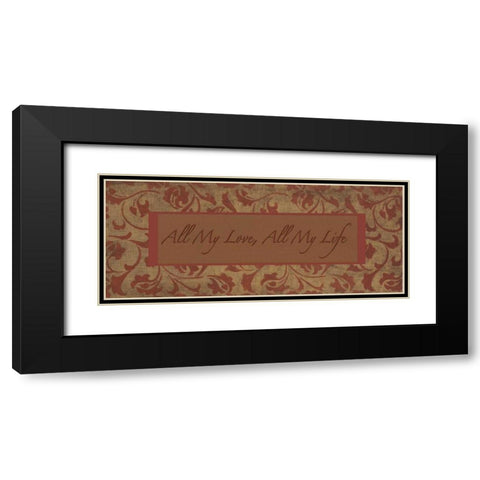 . Black Modern Wood Framed Art Print with Double Matting by Haynes, Smith