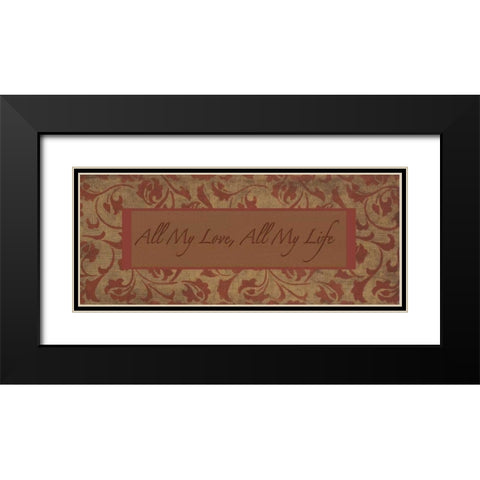 . Black Modern Wood Framed Art Print with Double Matting by Haynes, Smith