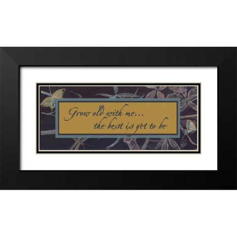. Black Modern Wood Framed Art Print with Double Matting by Haynes, Smith