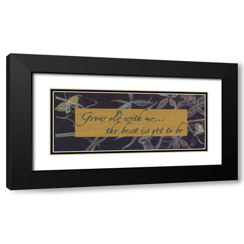 . Black Modern Wood Framed Art Print with Double Matting by Haynes, Smith