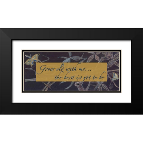 . Black Modern Wood Framed Art Print with Double Matting by Haynes, Smith
