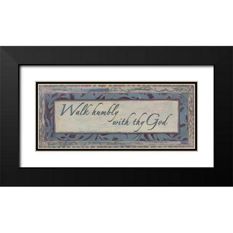 . Black Modern Wood Framed Art Print with Double Matting by Haynes, Smith